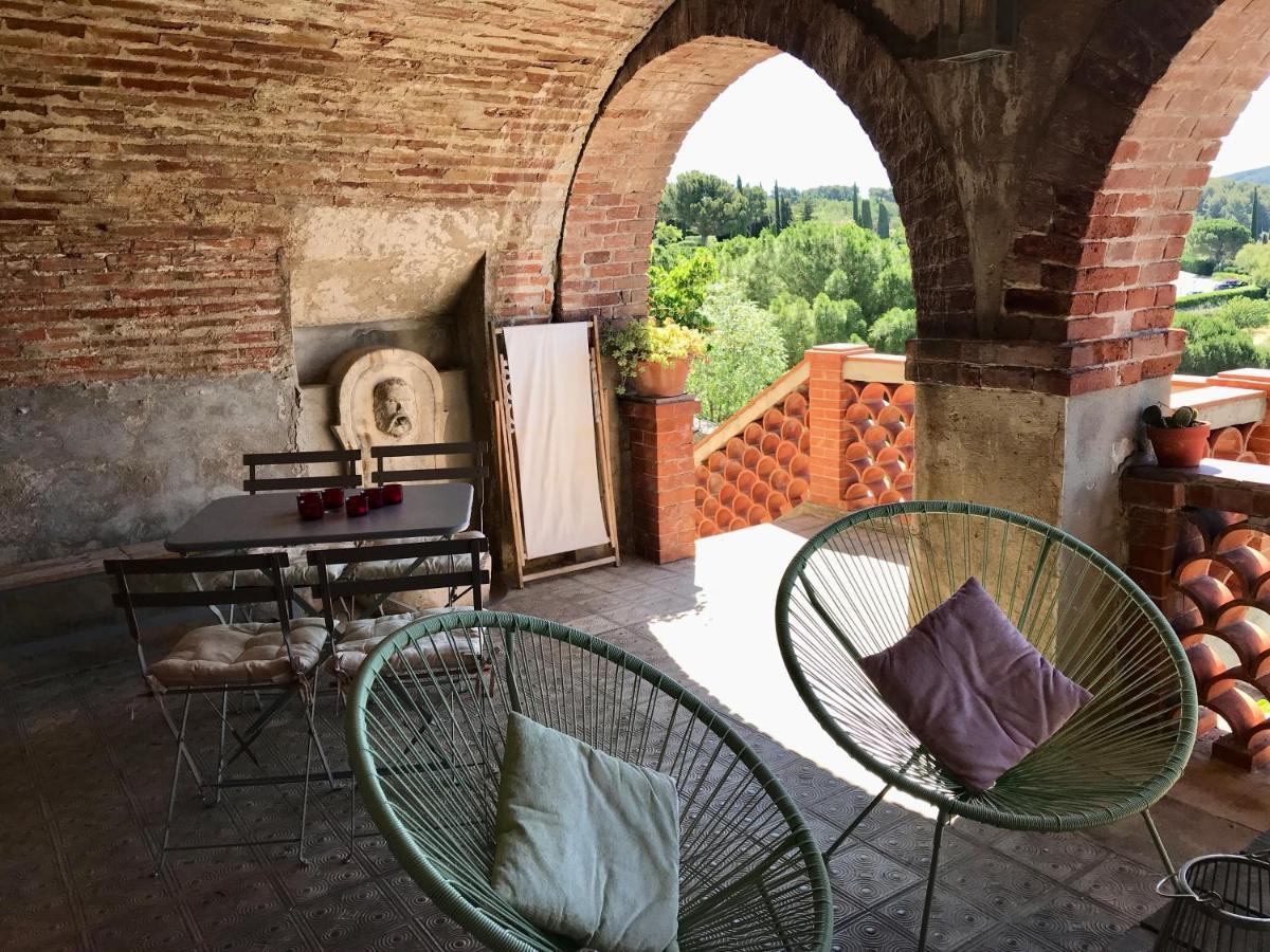 Studio De Charme Avec Grande Terrasse Vue Mer Le Castellet  Buitenkant foto